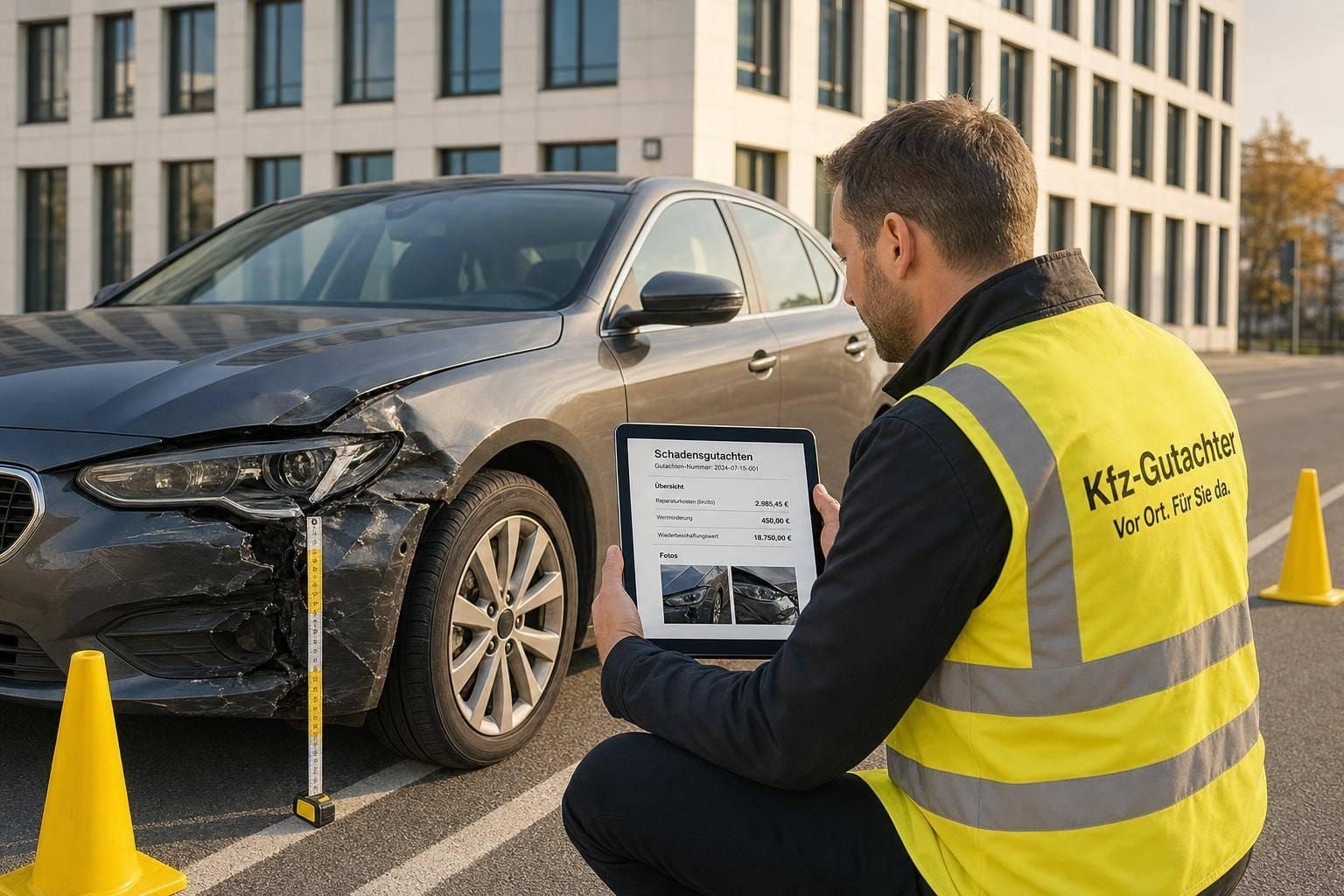 5 Vorteile mobiler Notfall-Gutachten für Unfallfahrzeuge