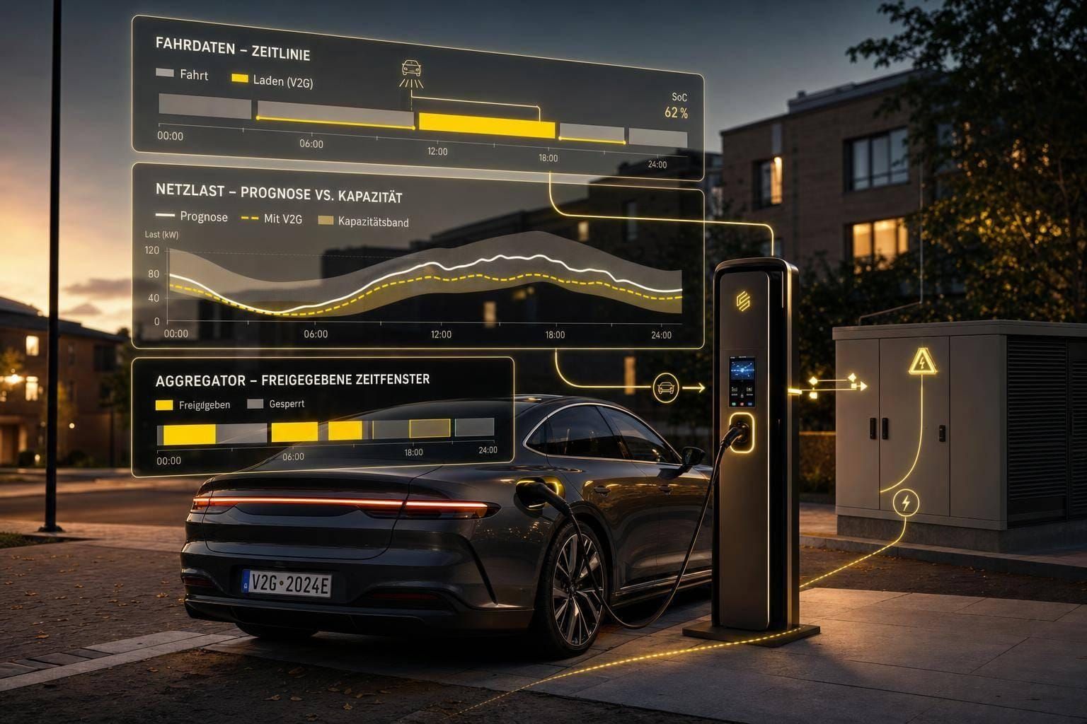 Fahrzeug-zu-Netz-Technologie: Rolle von Simulations-Tools