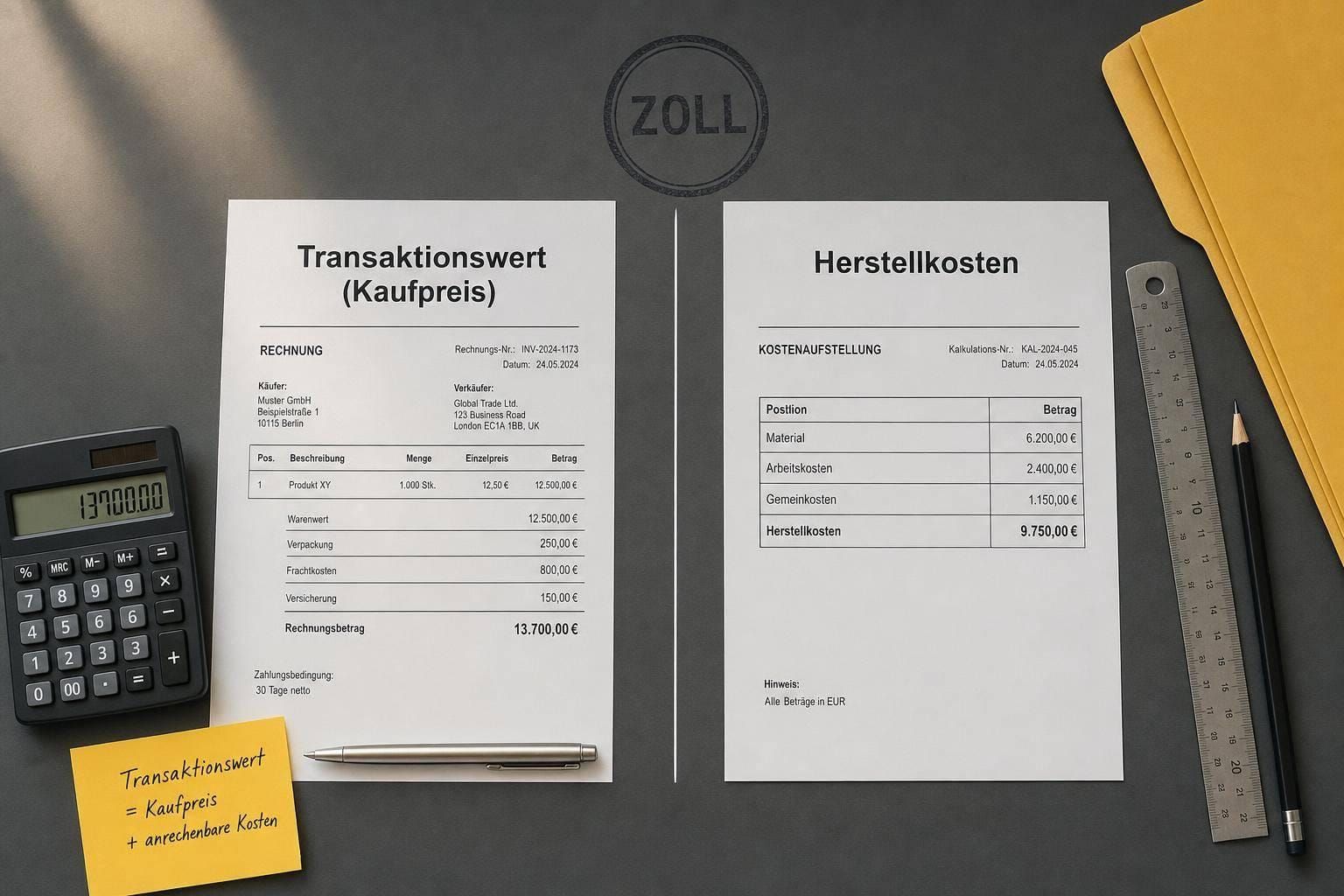 Berechnungsmethode vs. Transaktionswertmethode: Unterschiede erklärt