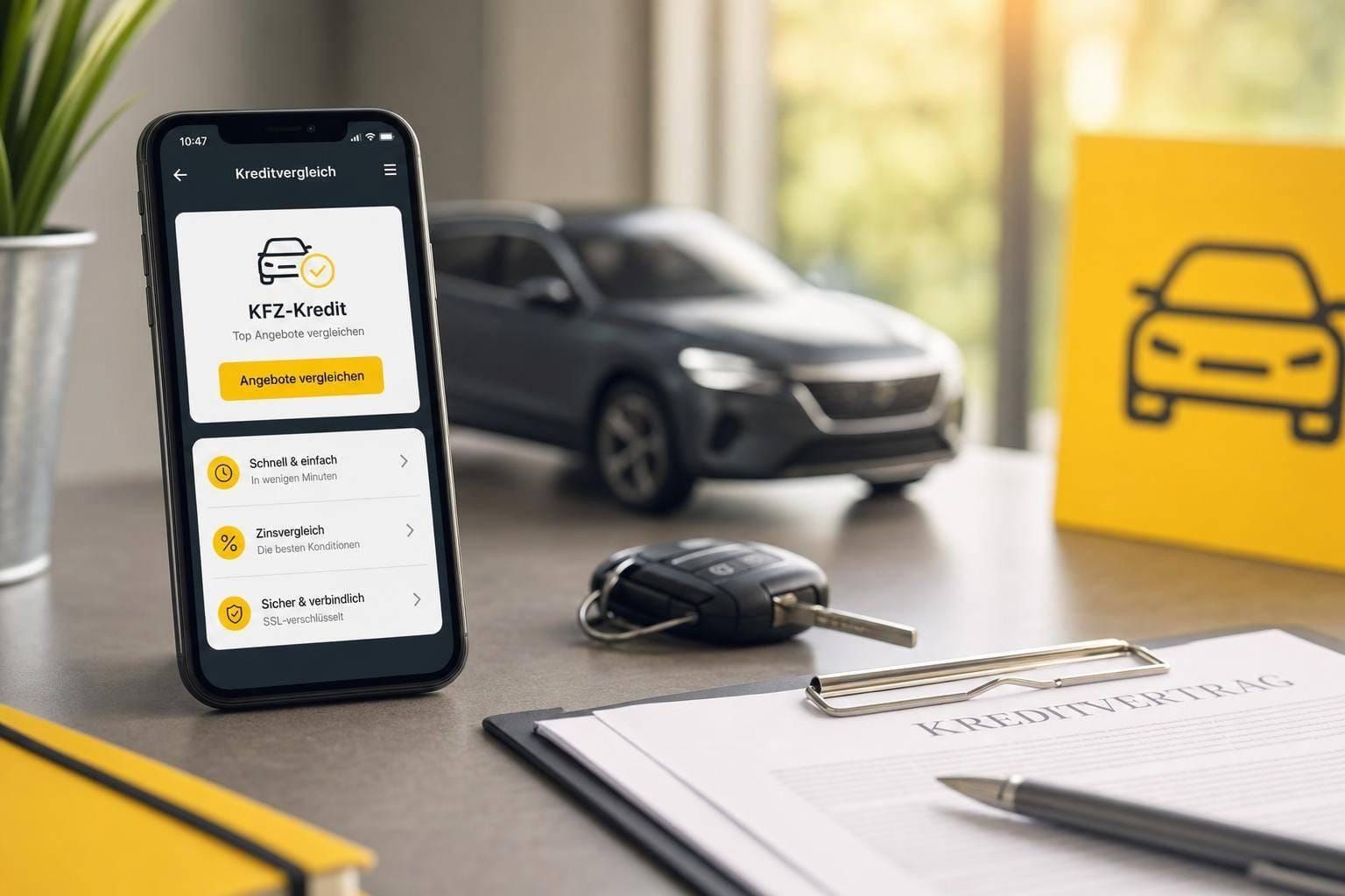 Studie: Einfluss von Apps auf KFZ-Kreditmarkt