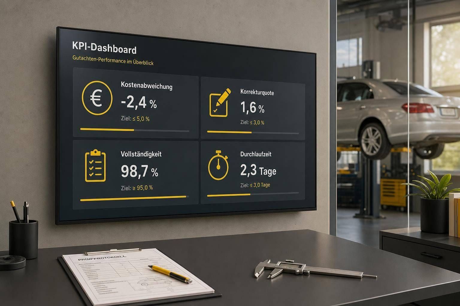 Wie KPIs die Gutachten-Genauigkeit verbessern