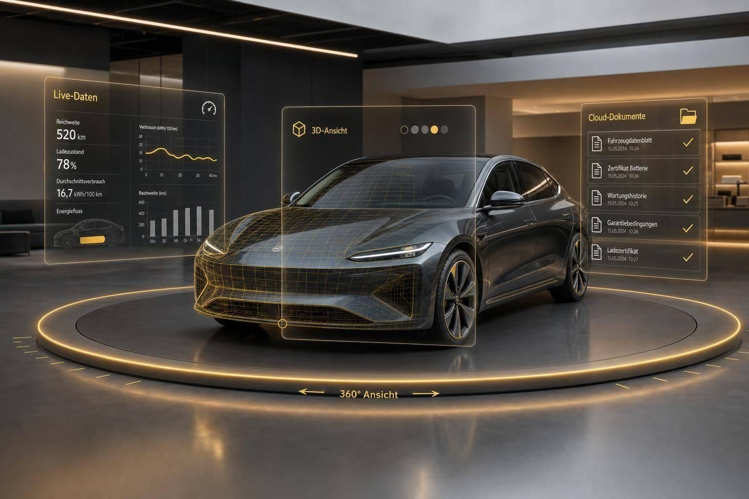 Die Zukunft der Fahrzeugpräsentation: Virtuelle Showrooms