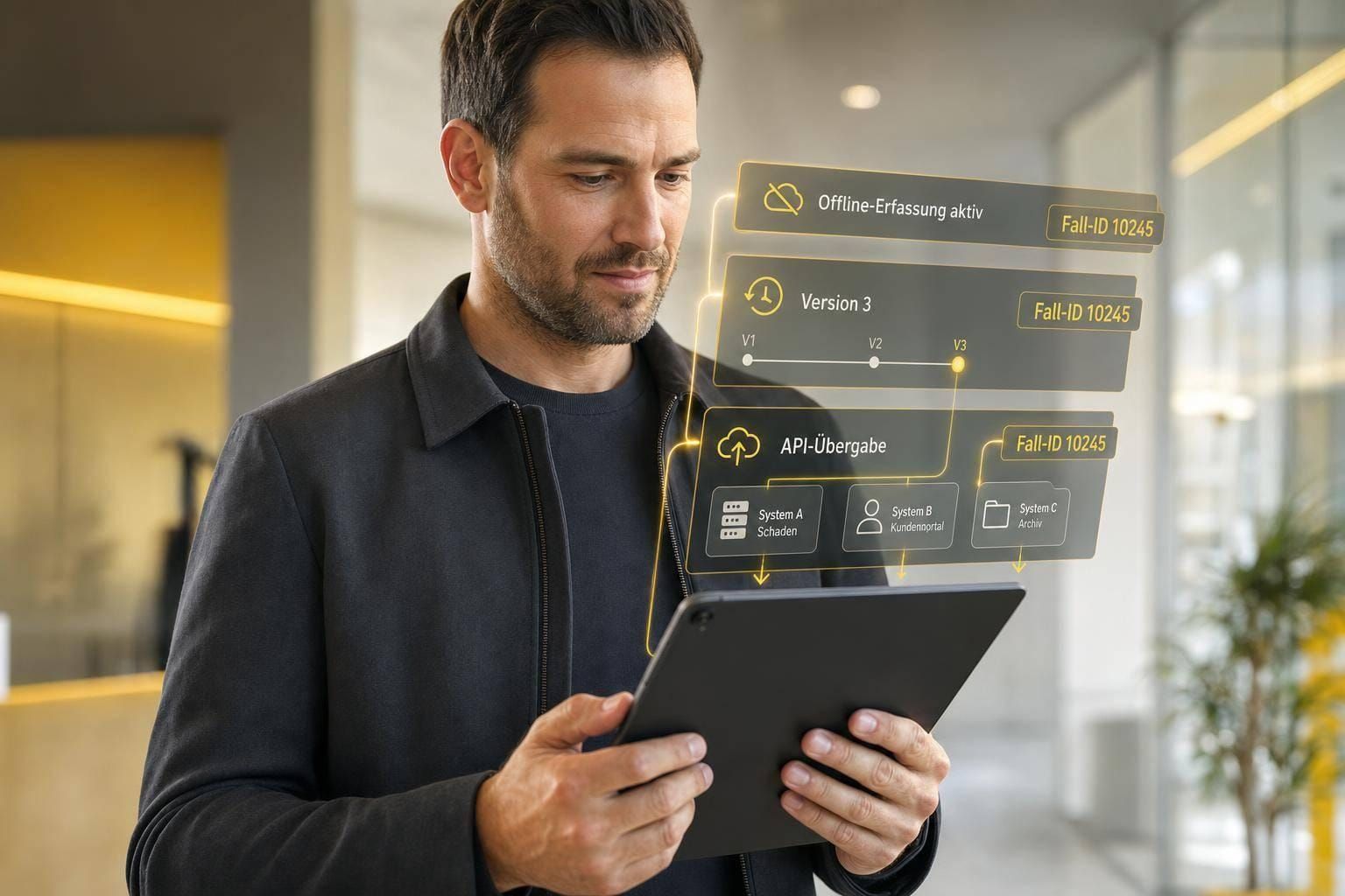 Wie nutzen mobile Gutachter Daten aus mehreren Systemen?