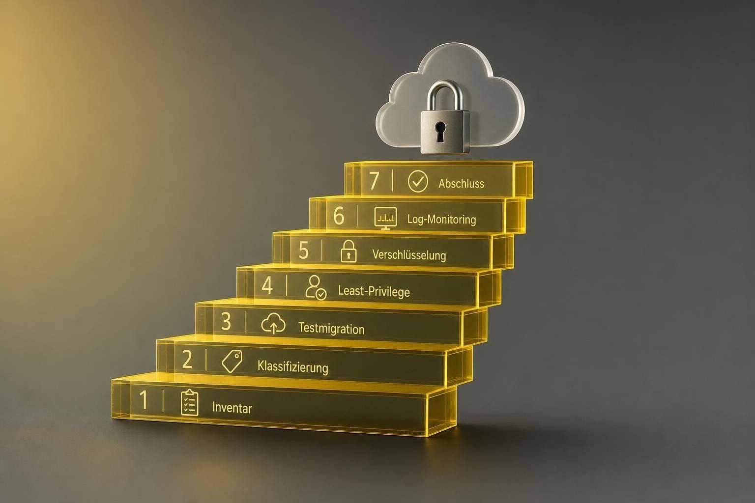 Welche 7 Schritte sichern Daten beim Cloud-Umzug?