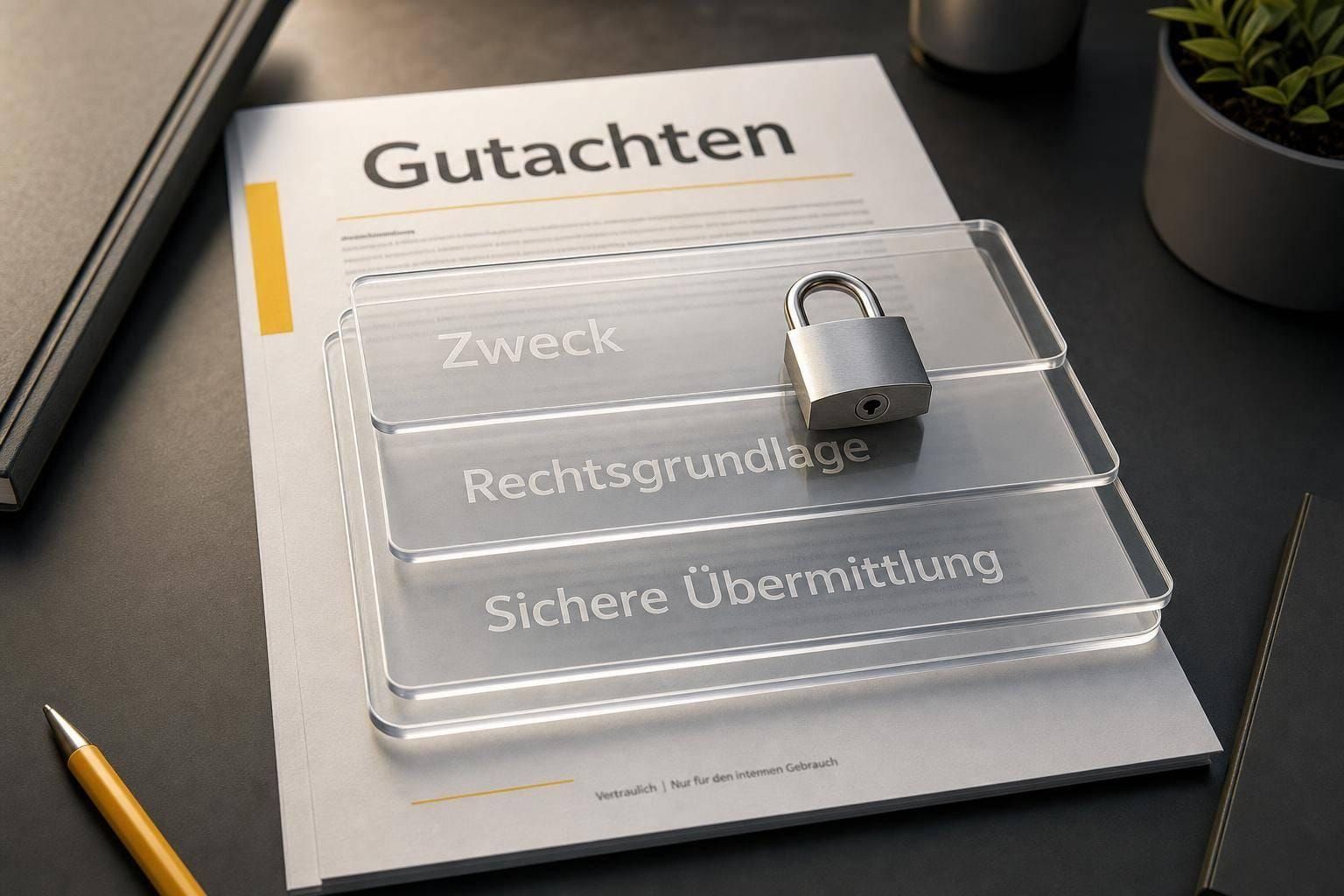 10 Fragen zu DSGVO und Datenfreigabe im Gutachten?