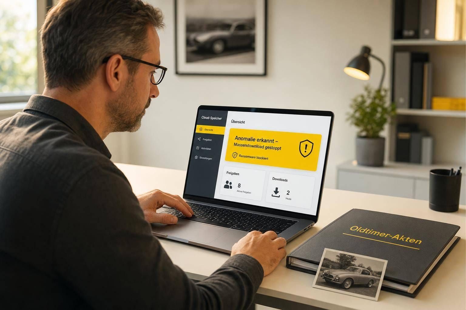 Wie schützt Anomalie-Erkennung Oldtimer-Daten im Cloud-Speicher?