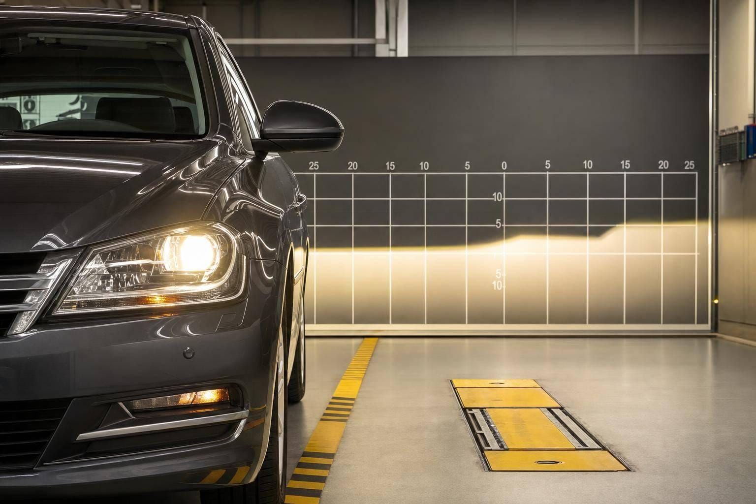 Welche Punkte prüft Lichttest im KFZ Gutachten?