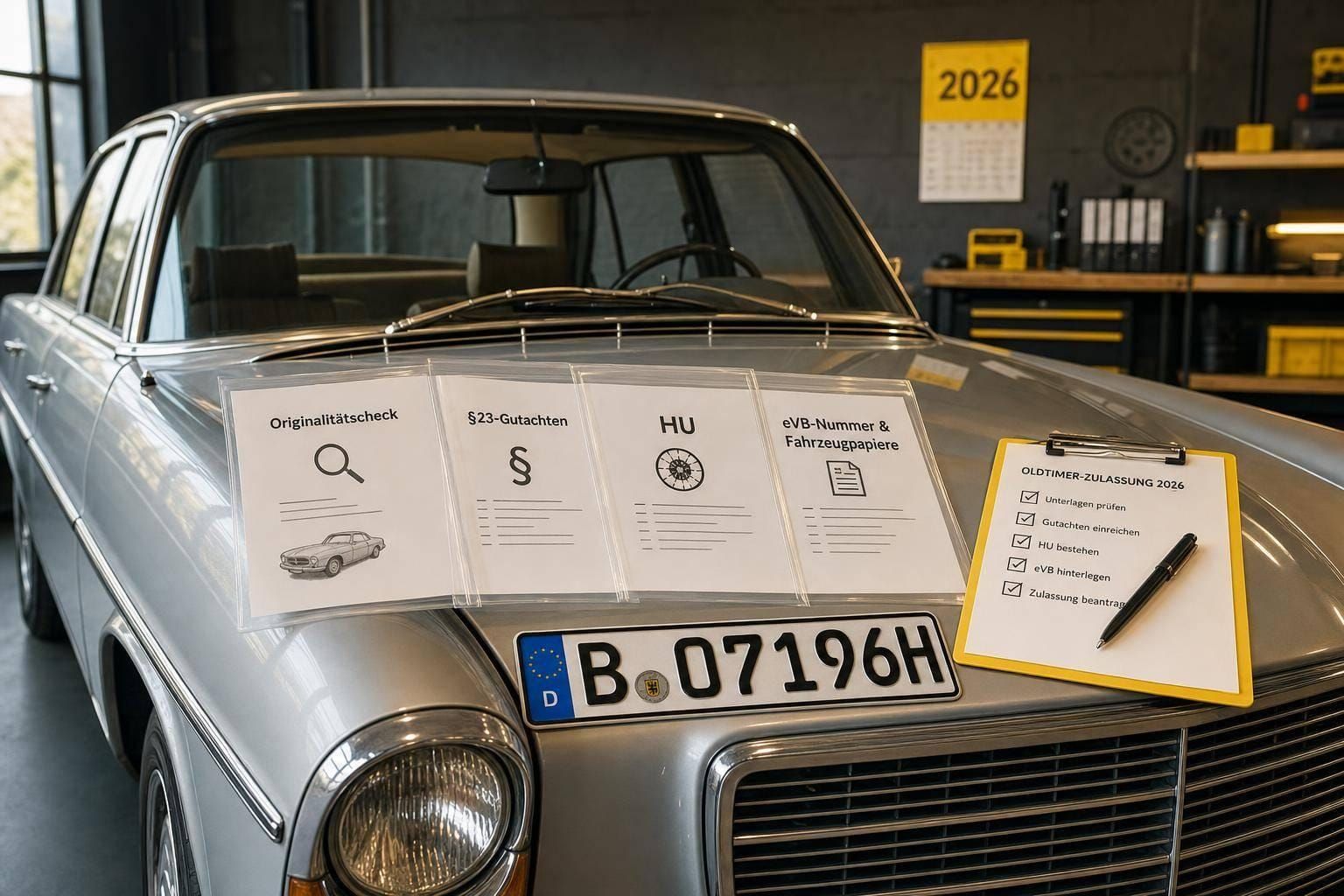 Oldtimer-Zulassung: Welche Schritte gelten 2026?