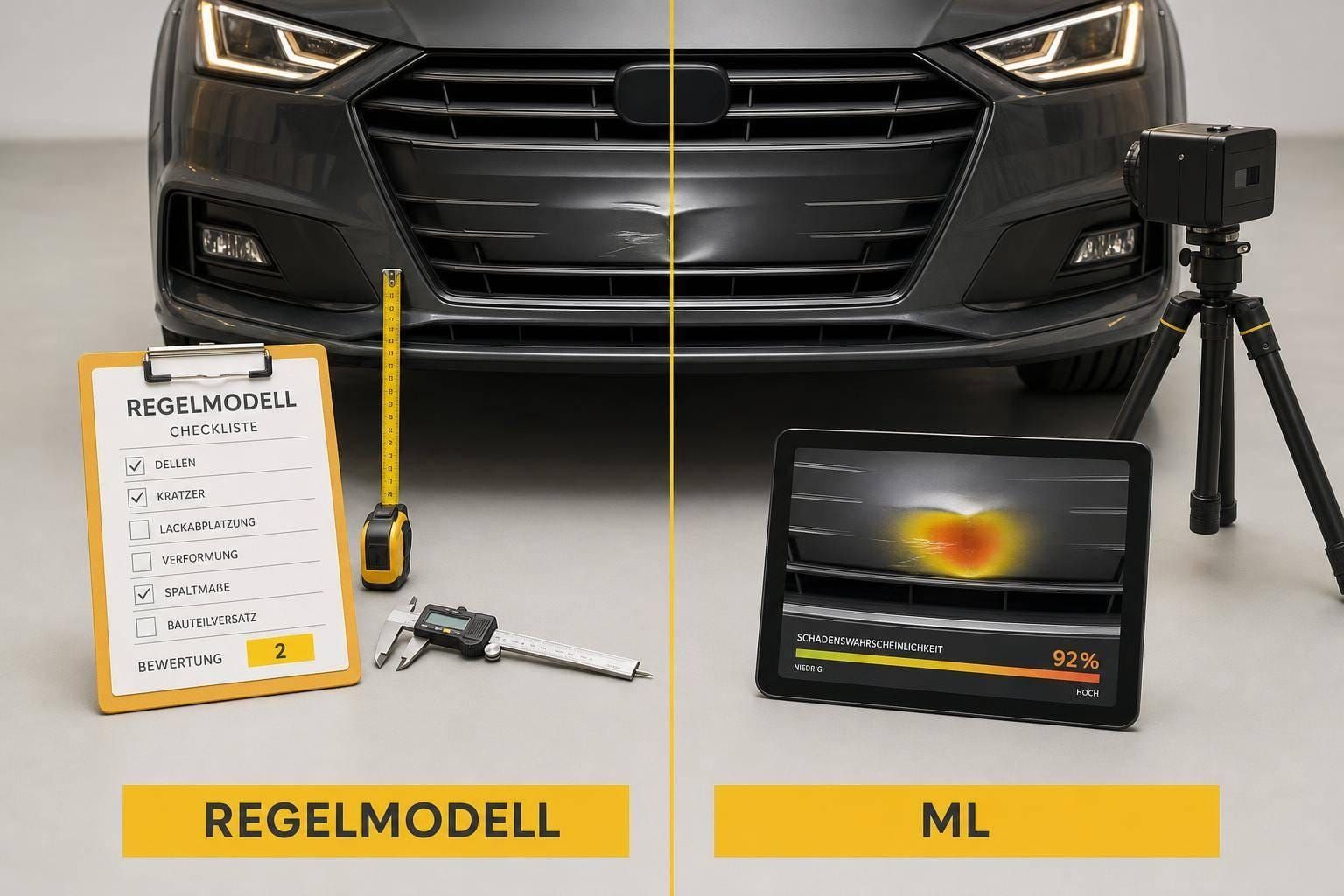 ML oder Regelmodell: Was erkennt Schäden besser?