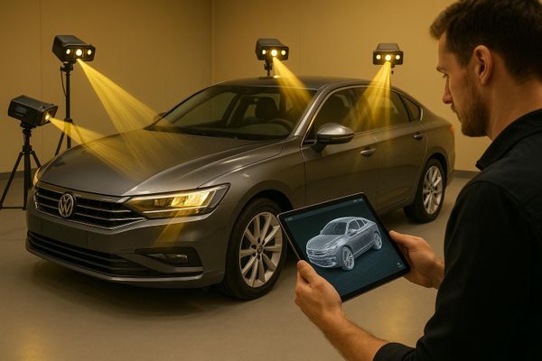 Wie funktioniert Photogrammetrie bei Fahrzeugen?