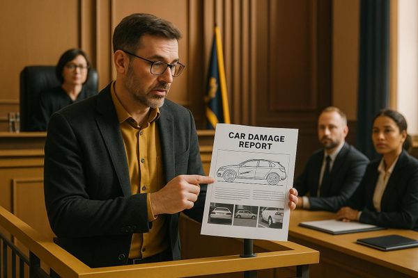 Was macht ein KFZ-Sachverständiger vor Gericht?