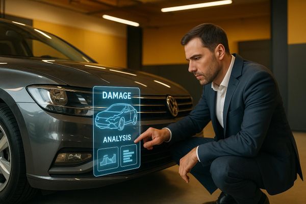 KI vs. Mensch: Wer bewertet Fahrzeugschäden besser?