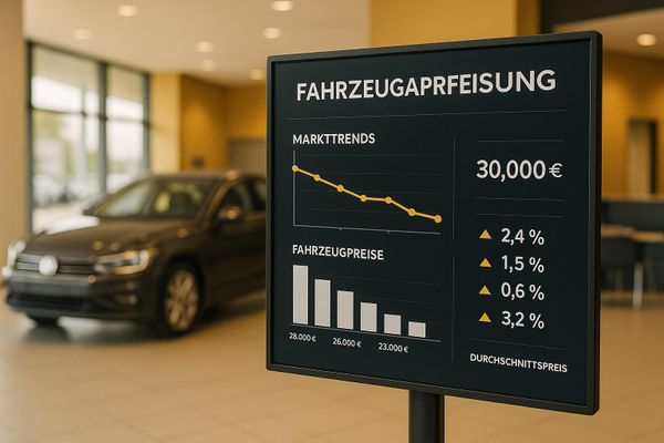 Wie beeinflussen Marktdaten die Fahrzeugbewertung?