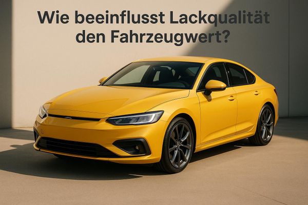 Wie beeinflusst Lackqualität den Fahrzeugwert?