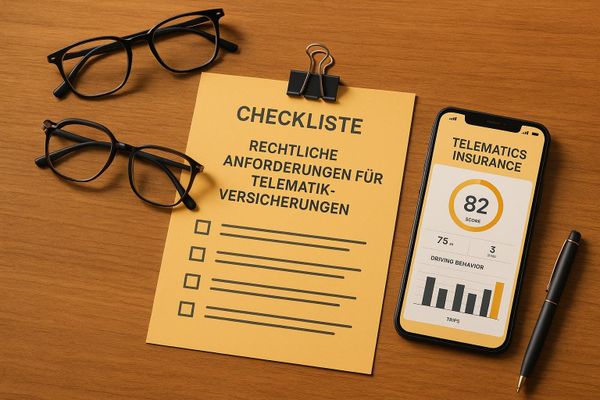 Checkliste: Rechtliche Anforderungen für Telematik-Versicherungen