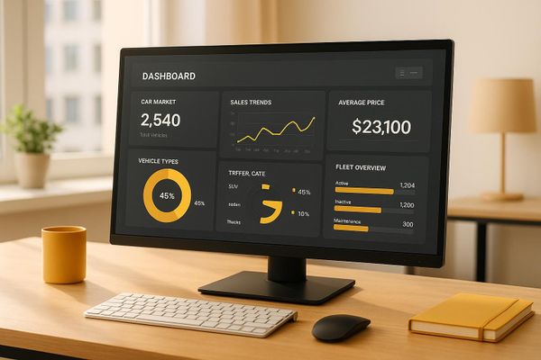 KFZ-Markttrends: Wie Dashboards Entscheidungen erleichtern