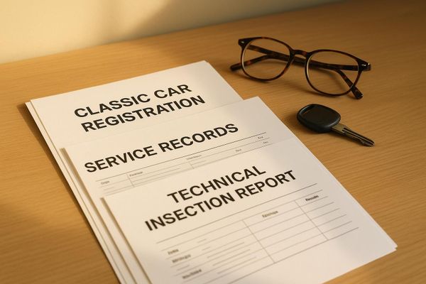 Welche Unterlagen braucht man für eine mobile Oldtimer-Bewertung?