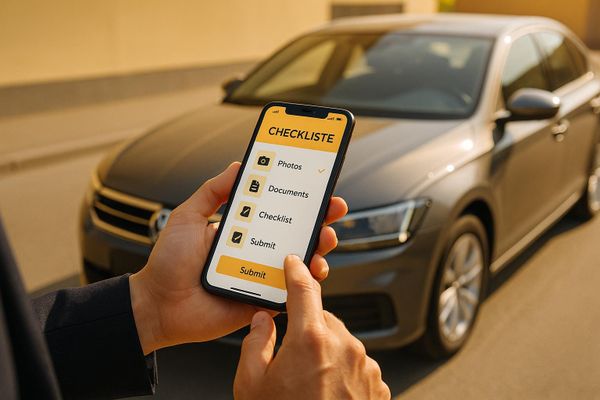 Checkliste: KFZ-Schadensbewertung per App