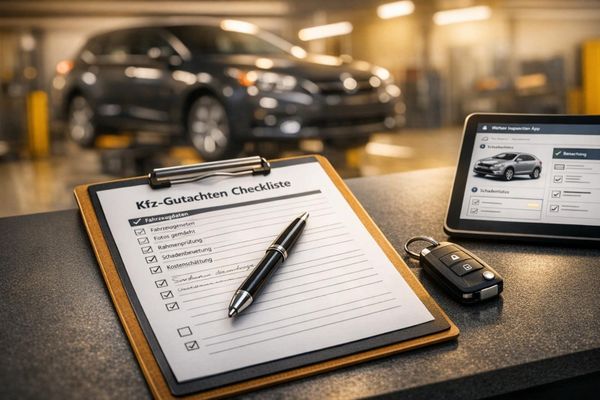 Checkliste: Einhaltung von Bewertungsstandards bei KFZ-Gutachten