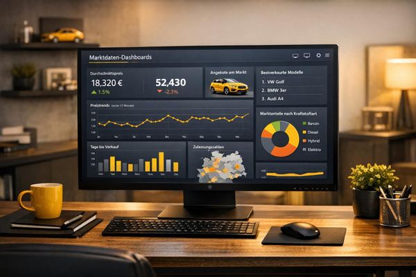 Marktdaten-Dashboards: Trends in der KFZ-Bewertung
