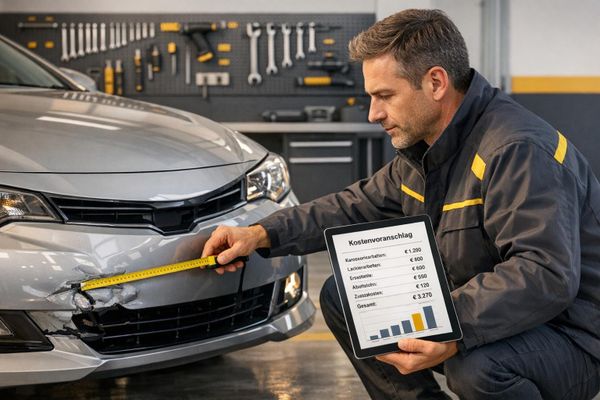 Wie werden Reparaturkosten nach einem Unfall berechnet?