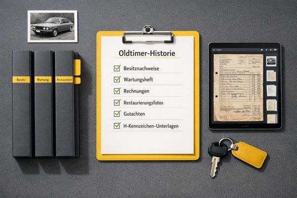 Checkliste: Oldtimer-Historie richtig dokumentieren