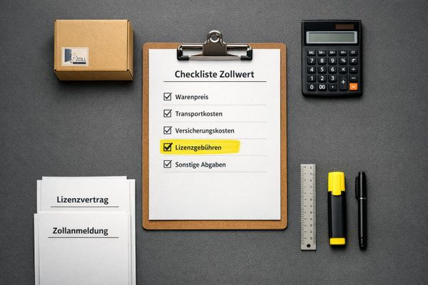 Checkliste: Lizenzgebühren korrekt im Zollwert angeben
