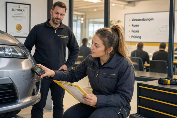 Wie funktioniert die Ausbildung zum KFZ-Schadensgutachter?