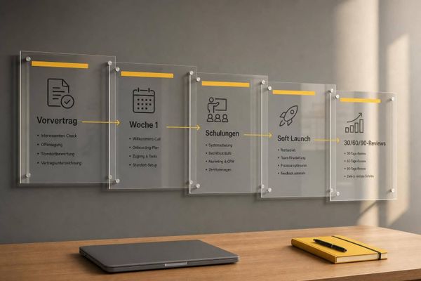 Best Practices für Franchise-Onboarding-Zeitpläne