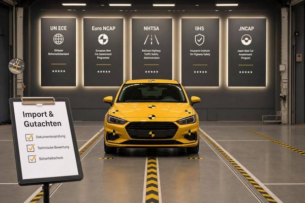 Top 5 Crash-Test-Standards weltweit