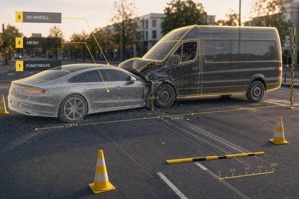 Wie läuft 3D-Rekonstruktion nach Unfall Schritt für Schritt?