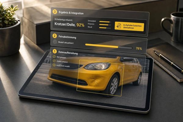 Wie arbeitet Transfer Learning bei Autoschäden?