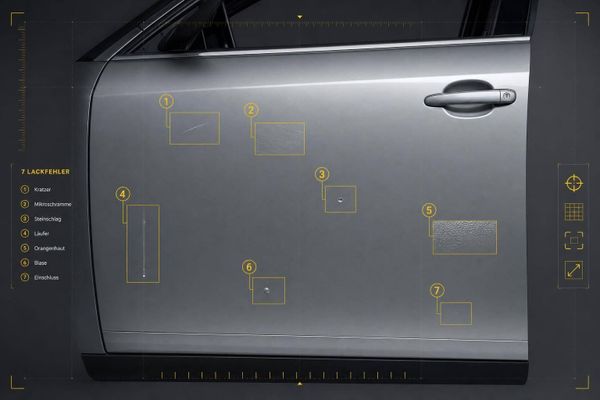 Wie erkennt KI 7 Lackfehler am Auto?