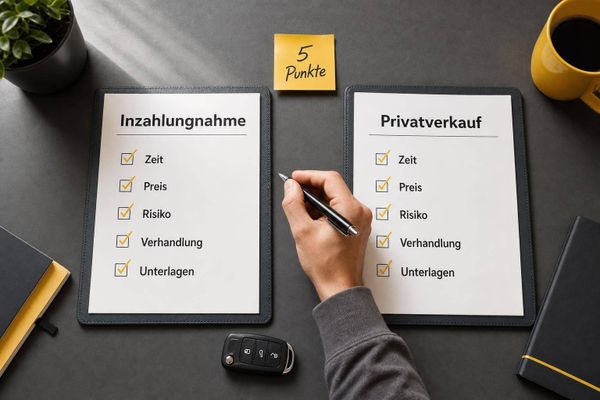 5 Punkte: Inzahlungnahme vs. Privatverkauf vergleichen?