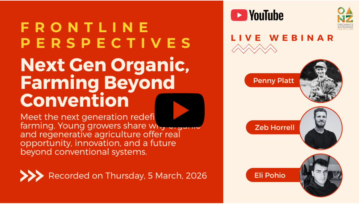 [WEBINAR]  Next Gen Organic, Farming Beyond Convention
