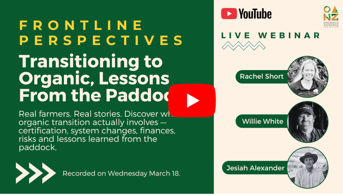 [WEBINAR] Transitioning to Organic: Lessons From the Paddock