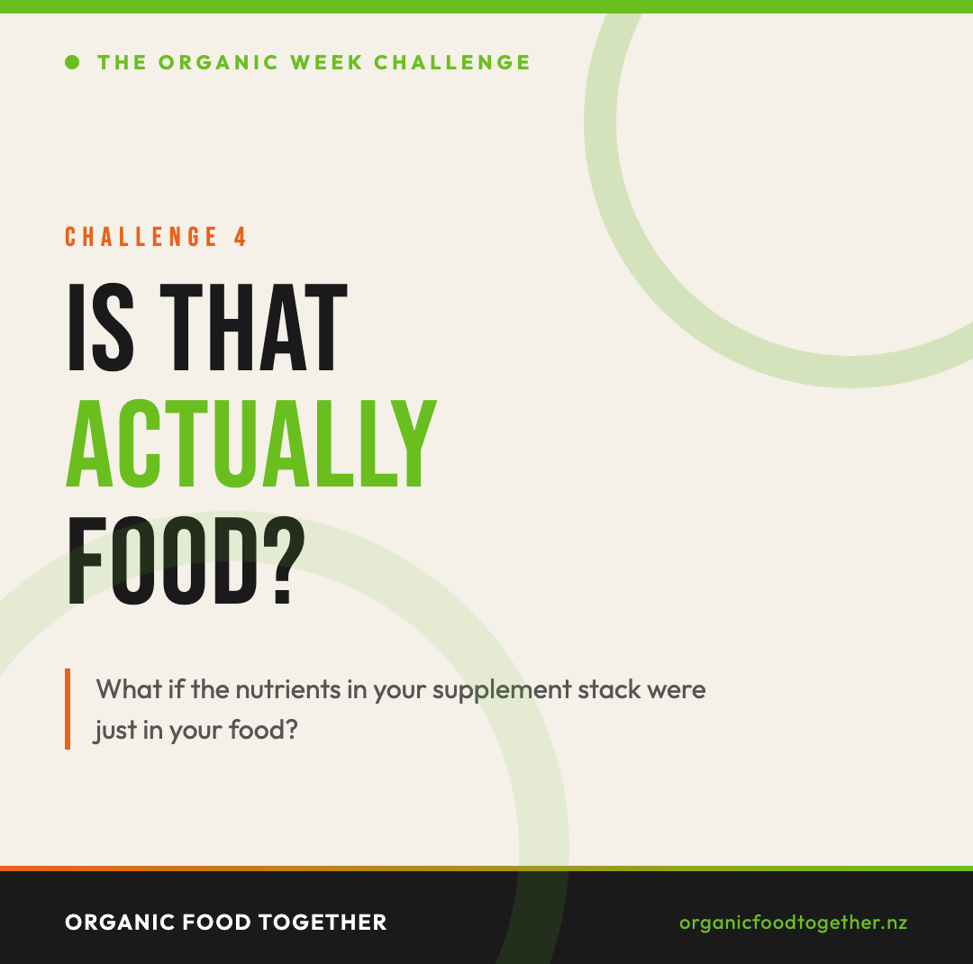 You Take Supplements. But Is That Actually Food?