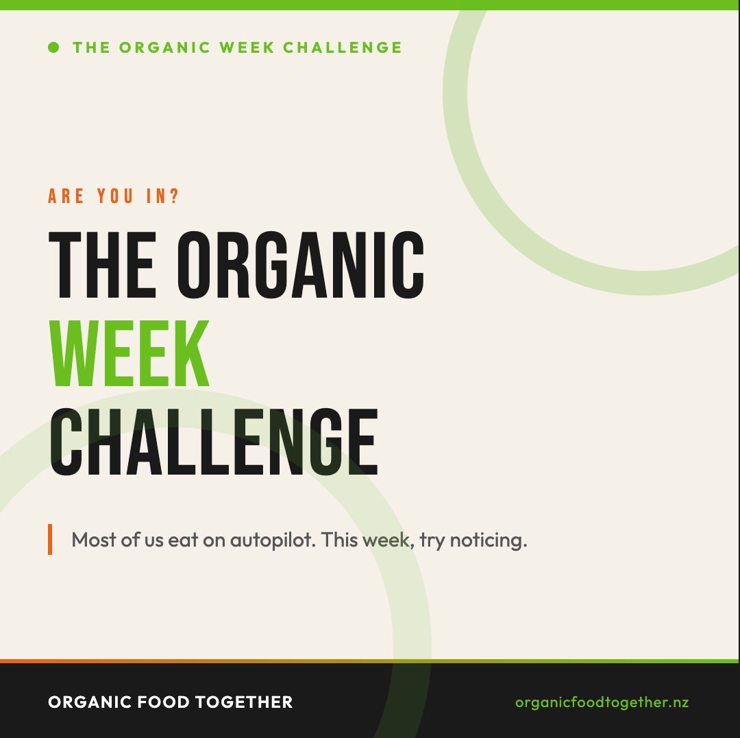 The Organic Week Challenge — Are You In?