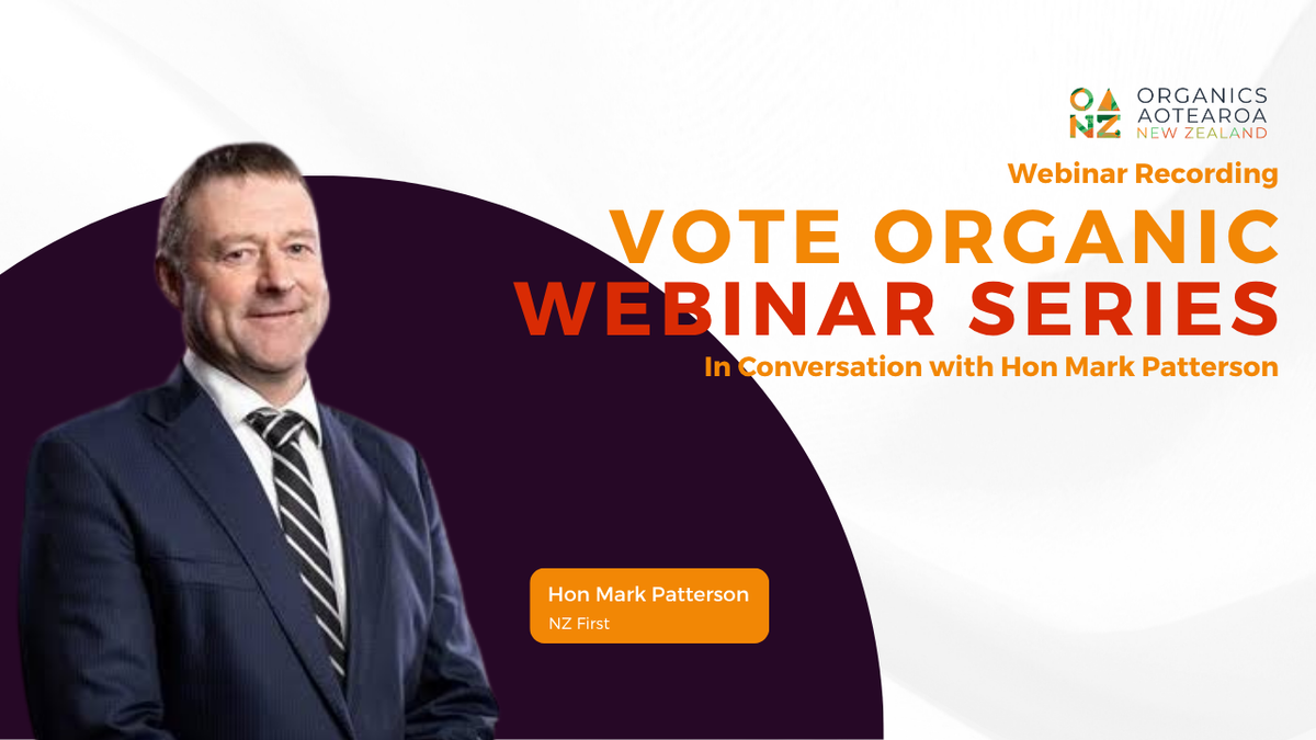 Six Ticks, One Dash and a 10pm Argument: NZ First on Organics