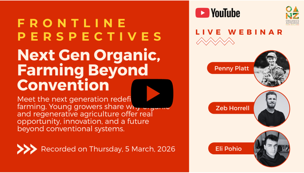 [WEBINAR]  Next Gen Organic, Farming Beyond Convention