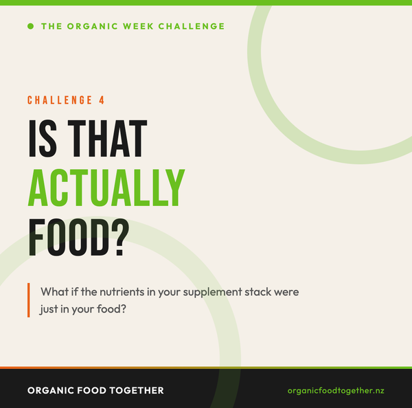 You Take Supplements. But Is That Actually Food?