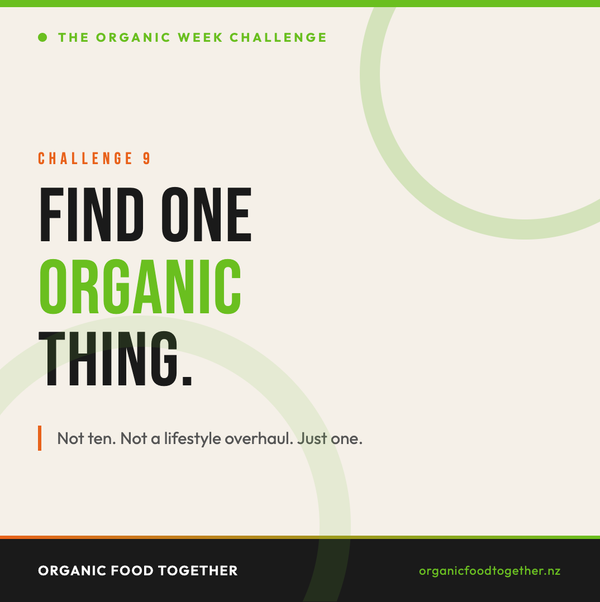 Find One Organic Thing Near You.