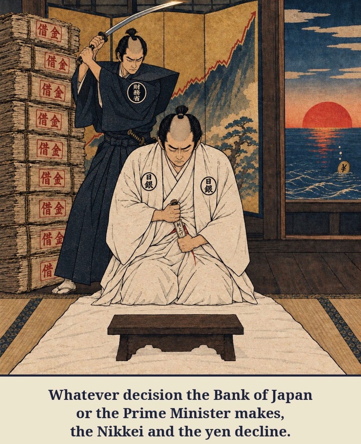 Yen and Japanese Equities: Significant Decline Ahead