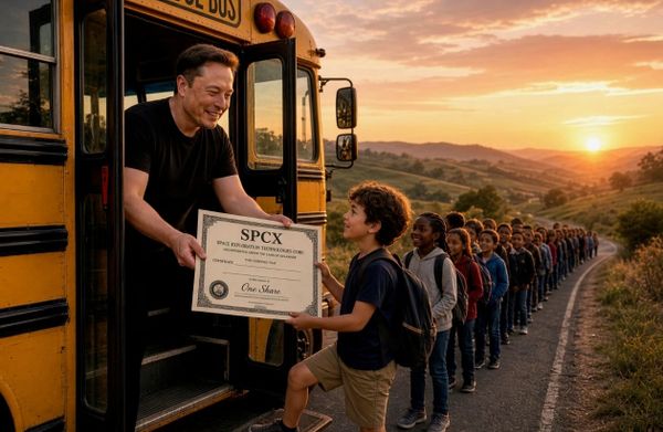 Fifteen Pounds and a Share of SpaceX