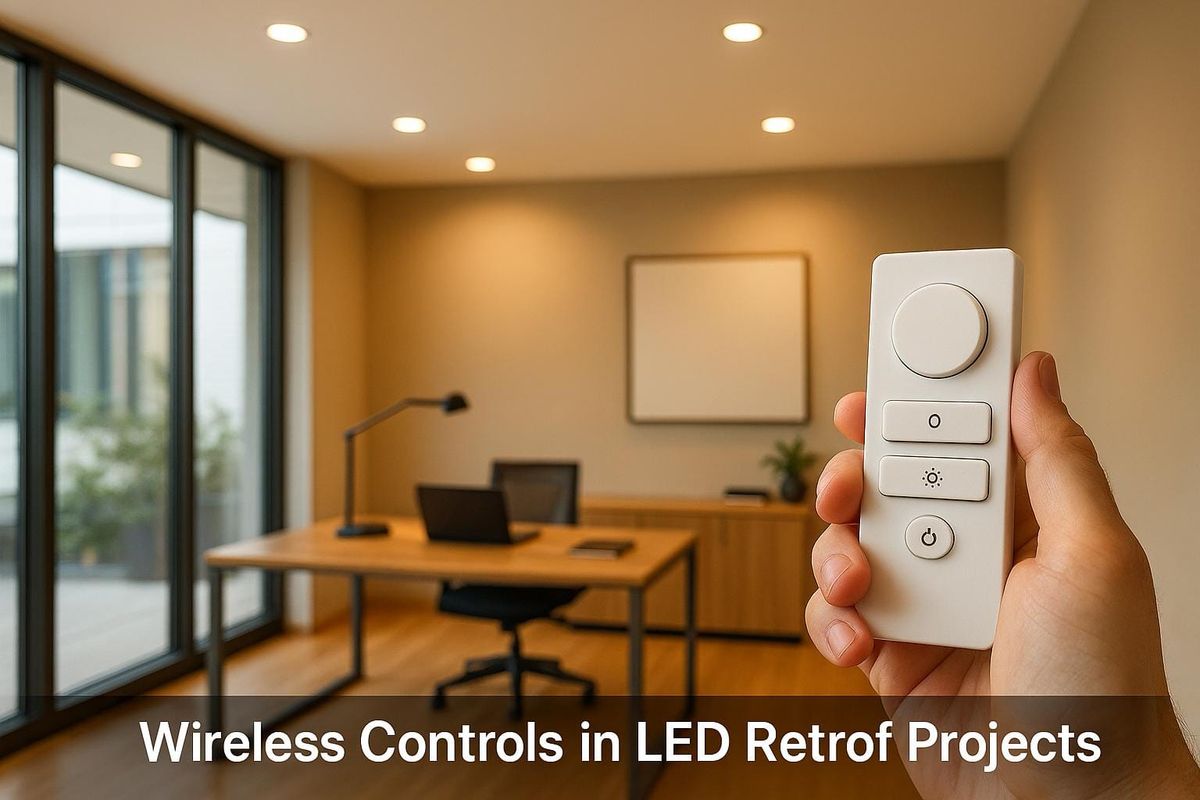 Wireless Controls in LED Retrofit Projects
