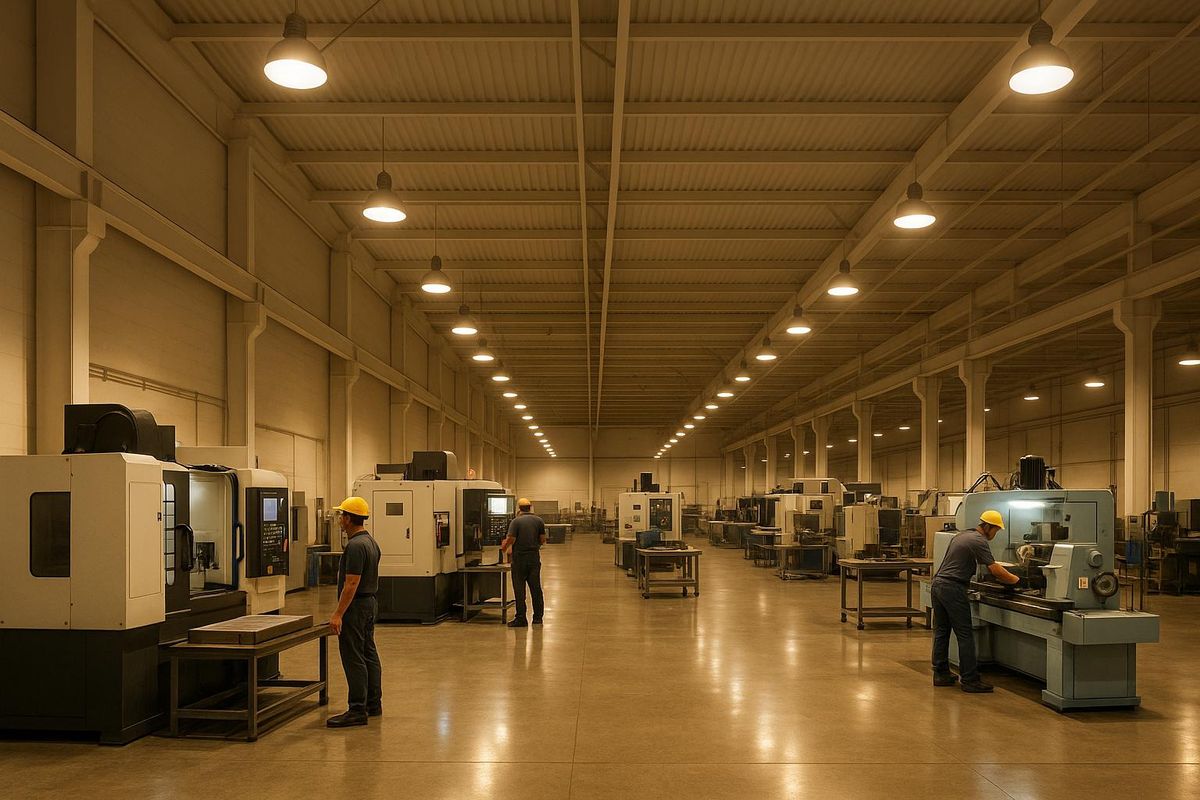 How to Space High-Bay LEDs in Manufacturing Areas