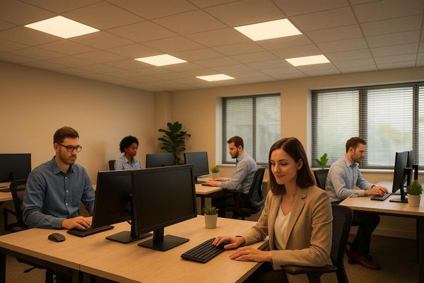 5 Ways LED Lighting Improves Office Productivity