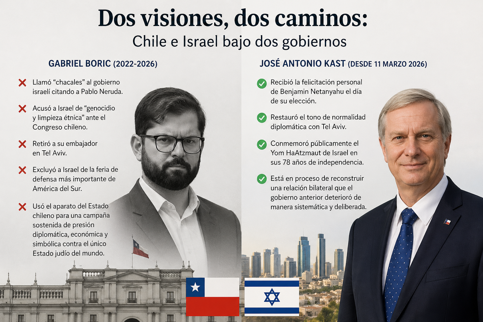 DE LA HOSTILIDAD AL REENCUENTRO: CHILE E ISRAEL BAJO KAST — EL FIN DEL ANTISEMITISMO DE ESTADO Y EL INICIO DE UNA NUEVA RELACIÓN BILATERAL