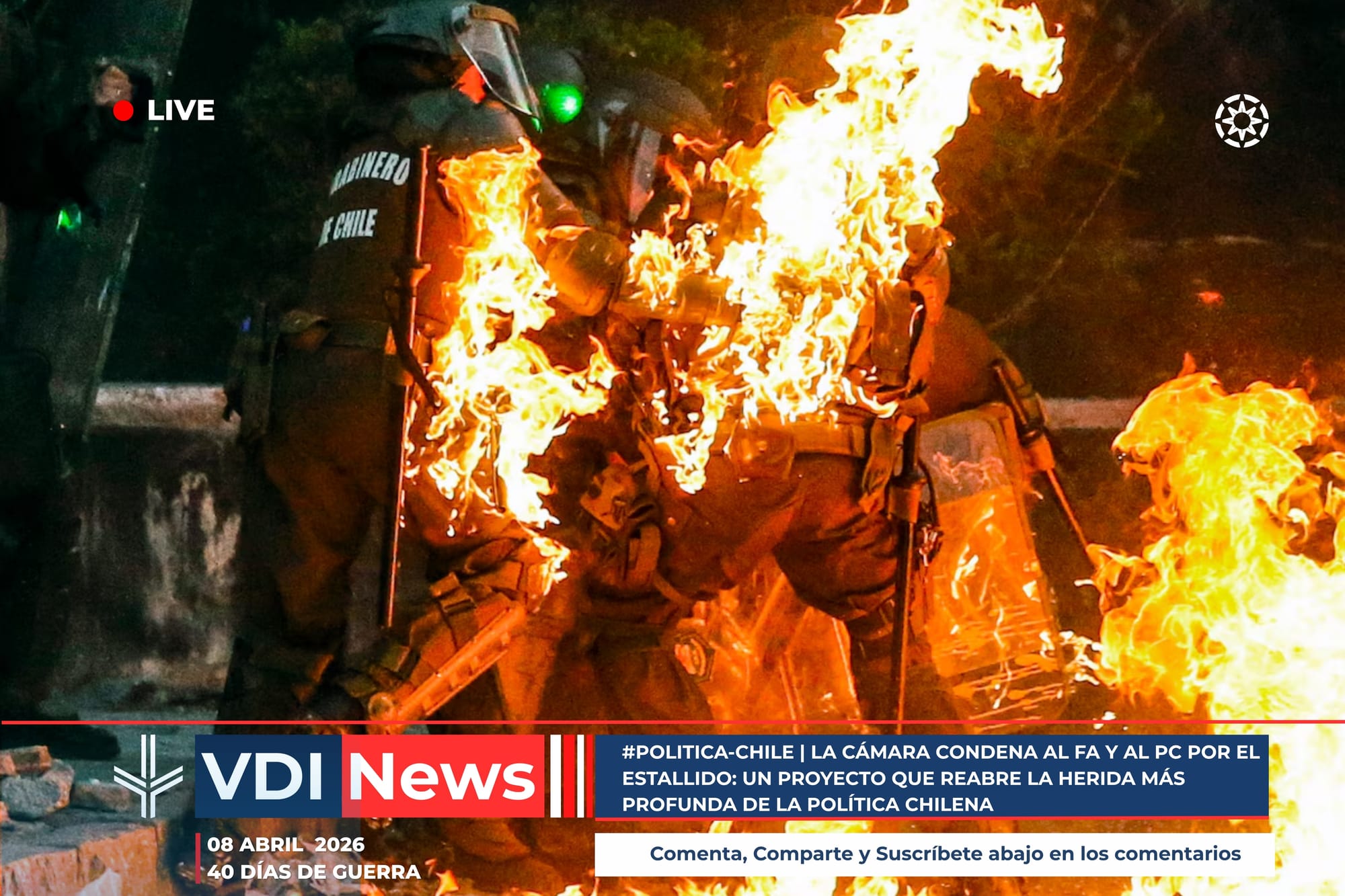 #POLITICA-CHILE | LA CÁMARA CONDENA AL FA Y AL PC POR EL ESTALLIDO: UN PROYECTO QUE REABRE LA HERIDA MÁS PROFUNDA DE LA POLÍTICA CHILENA