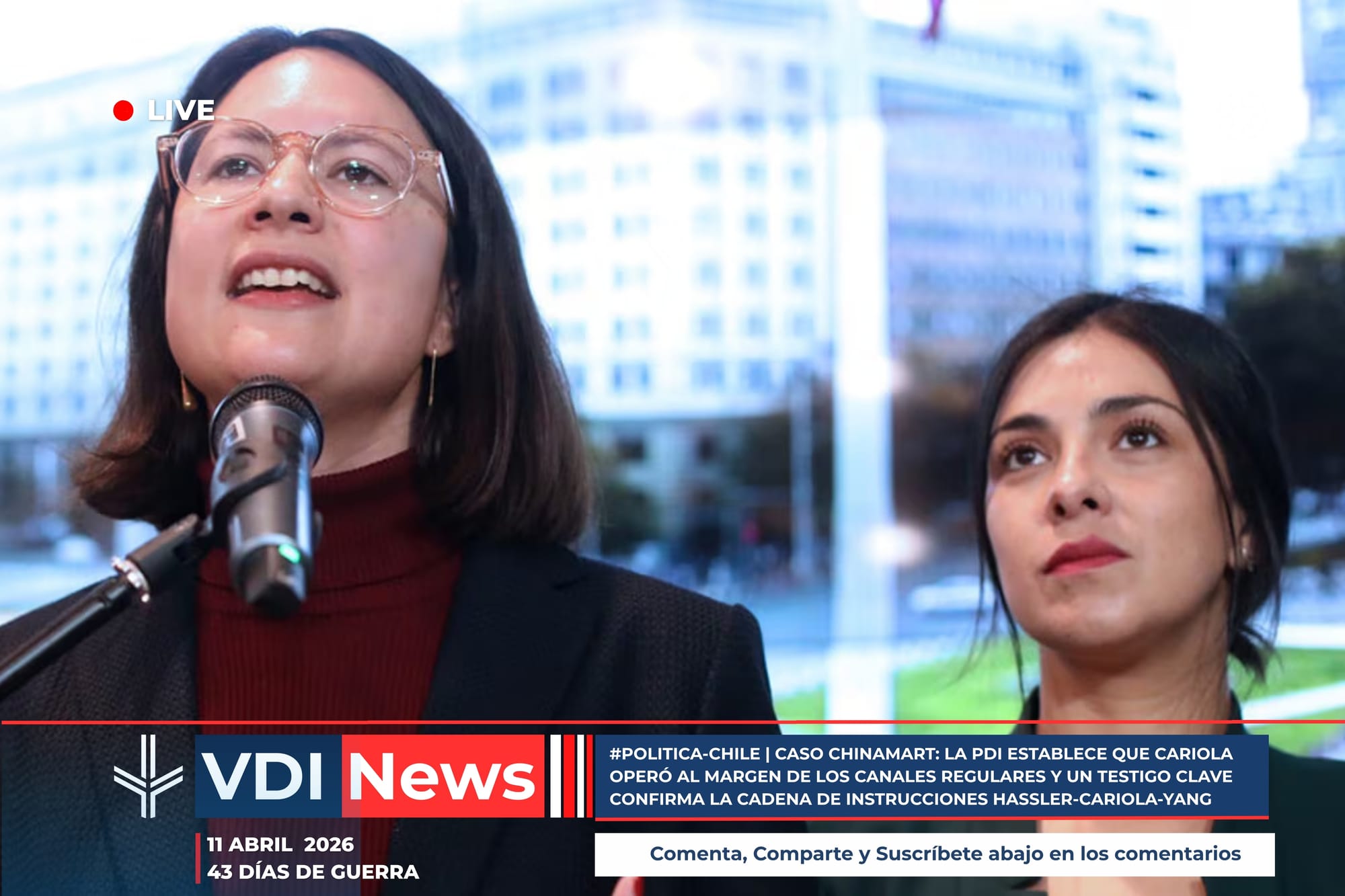 #POLITICA-CHILE | CASO CHINAMART: LA PDI ESTABLECE QUE CARIOLA OPERÓ AL MARGEN DE LOS CANALES REGULARES Y UN TESTIGO CLAVE CONFIRMA LA CADENA DE INSTRUCCIONES HASSLER-CARIOLA-YANG